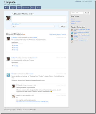 basecamp1 - GTD主题汉化版下载，GTD wordpress互动主题汉化版下载。