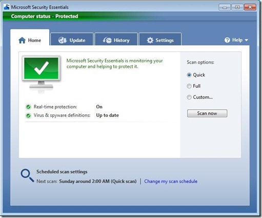 computerstatusprotected web - 微软自带杀毒软件（Microsoft Security Essentials）下载，WindowsXP/win7自带杀毒软件下载。