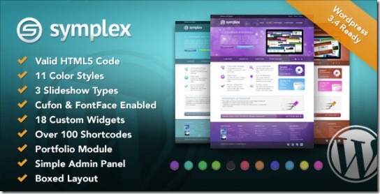 Symplex - Symplex WordPress主题汉化版，Symplex WordPress商务主题中文版。