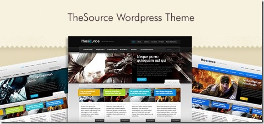 TheSource - ET TheSource wordpress中文主题下载，TheSource wordpress主题汉化版下载。