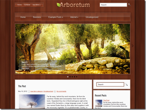 arboretum - Arboretum wordpress主题下载，地板装饰类wordpress主题。