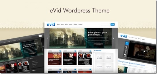 evid - wordpress主题ET eVid电影/游戏杂志主题汉化版，ET eVid中文wordpress主题。
