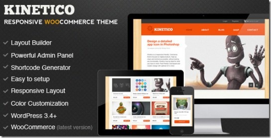 Kinetico - Kinetico wordpress中文主题官方最新版，Kinetico wordpress最新汉化版。