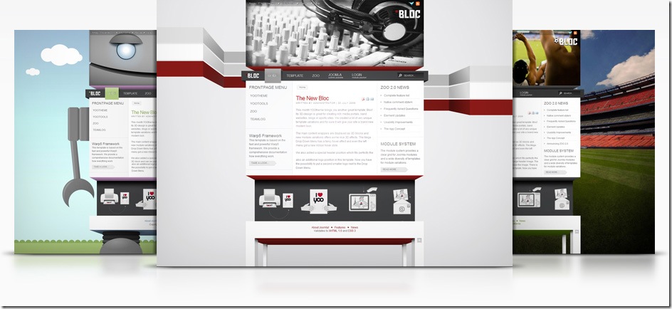 bloc - bloc创意wordpress主题汉化版，yoo_bloc_wp主题最新版，yootheme所有wordpress主题。