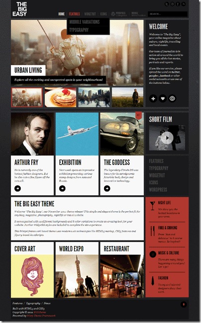 BigEasyTheme - yoo Bigeasy WordPress主题官方最新版，Bigeasy WordPress主题官方最新汉化版。
