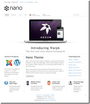 NanoTheme - yoo_nano_wp主题官方最新版，yoo_nano_wordpress主题最新汉化版。