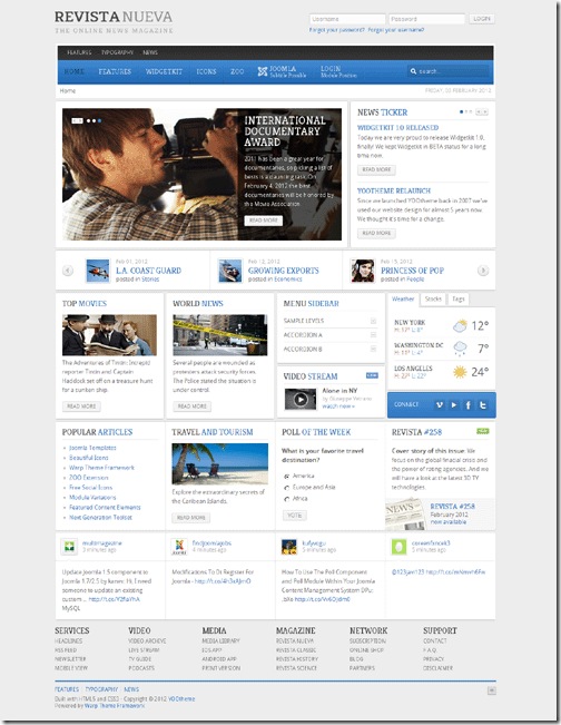 Revista - yoo_revista_WordPress主题官方最新版，revista WordPress新闻类主题官方最新汉化版。