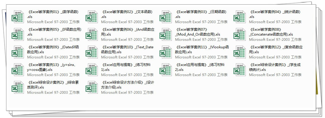 Excel5 - Excel应用教程大合集，Excel从零到高手的教程。