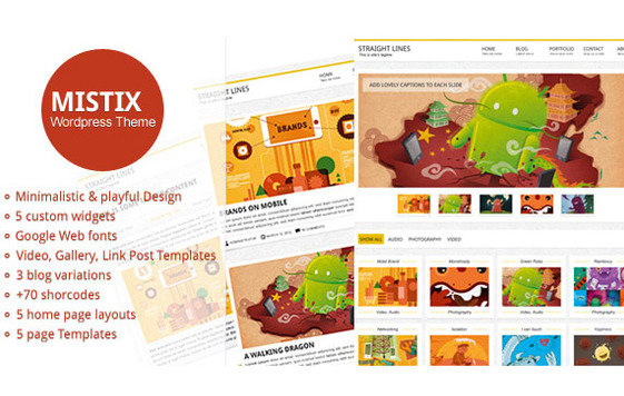 image2 - Mistix wordpress创意作品展示主题
