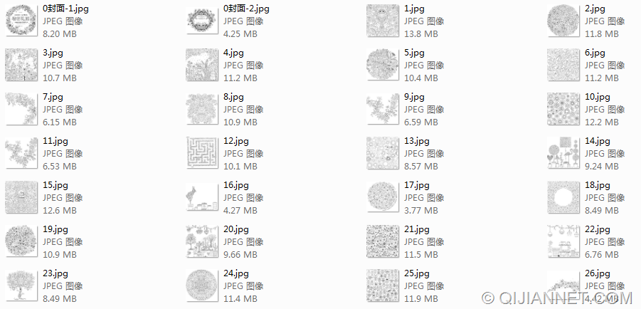 image4 - 《秘密花园》涂色原版高清扫描电子版（可打印）
