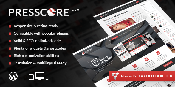 image - PressCore wordpress中文主题，presscore主题汉化版。
